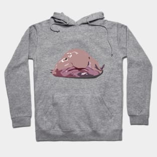 Blobfish Illustration Hoodie